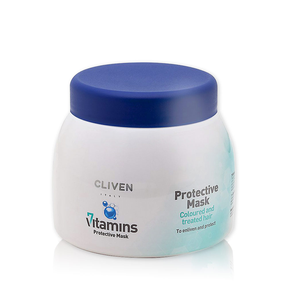 ماسک موی رنگ شده ۷ ویتامینه کلیون، ۵۰۰ میل | Cliven